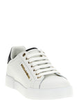 Dolce & Gabbana Bicolor Calfskin Low Top Sneakers