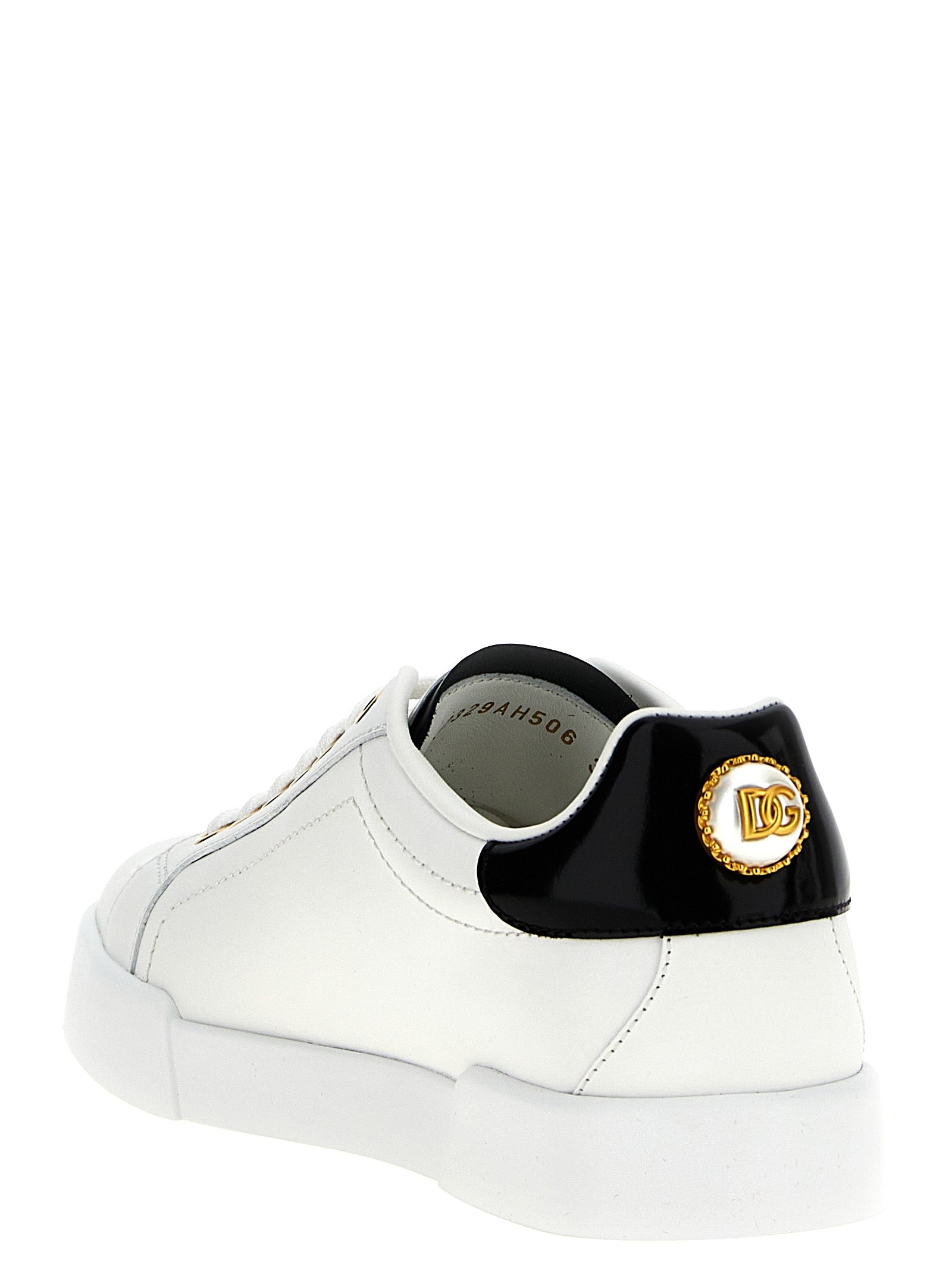 Dolce &amp; Gabbana Bicolor Calfskin Low Top Sneakers