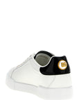 Dolce & Gabbana Bicolor Calfskin Low Top Sneakers