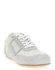 MM6 Maison Margiela Gray Calfskin Athletic Sneakers