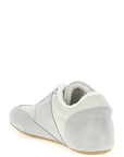 MM6 Maison Margiela Gray Calfskin Athletic Sneakers