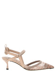 Fendi Multicolor Polyamide Mid Heel Pumps