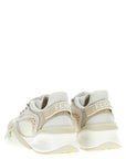Fendi White Polyester Athletic Sneakers