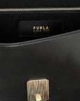 Furla Black Leather Shoulder Bag