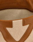 Valentino Garavani Beige Cotton Tote Bag