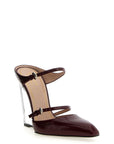 Gucci Multicolor Leather Wedge Sandals