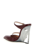 Gucci Multicolor Leather Wedge Sandals