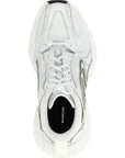 Balenciaga White Cowhide Athletic Sneakers