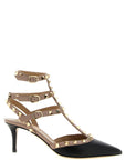 Valentino Garavani Multicolor Lamb Leather Mid Heel Pumps