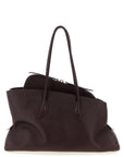 The Attico Purple Calfskin Shoulder Bag