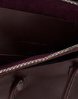 The Attico Purple Calfskin Shoulder Bag