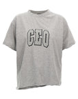 Balenciaga Gray Cotton T-Shirt