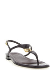 Fendi Purple Elastane Flat Sandals