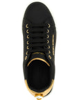 Dolce & Gabbana Black Calfskin Sneakers