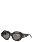 Balenciaga Black Polyamide Sunglasses