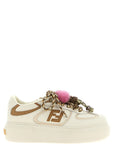 Fendi Multicolor Calfskin Platform Sneakers