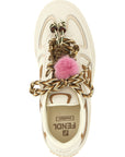 Fendi Multicolor Calfskin Platform Sneakers