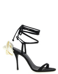 Magda Butrym Bicolor Viscose Stiletto Heel Sandals