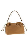 Fendi Beige Lamb Leather Shoulder Bag