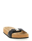 Balenciaga Black Calfskin Slides