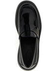 Tod's Black Calfskin Slip-On Loafers