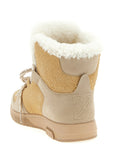 Off-White Beige Calfskin Ankle Boots