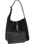 Saint Laurent Black Calfskin Shoulder Bag