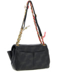 Balenciaga Black Leather Shoulder Bag