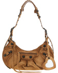 Balenciaga Brown Calfskin Shoulder Bag