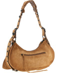 Balenciaga Brown Calfskin Shoulder Bag