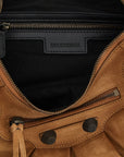 Balenciaga Brown Calfskin Shoulder Bag