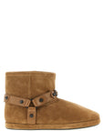Balenciaga Beige Calfskin Ankle Boots