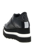Stella McCartney Black Polyethylene Wedge Sandals
