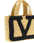Valentino Garavani Black Viscose Tote Bag