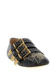 Chloé Black Lamb Leather Ballet Flats