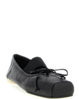 MM6 Maison Margiela Black Calfskin Ballet Flats