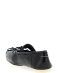 MM6 Maison Margiela Black Calfskin Ballet Flats