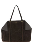 Ferragamo Brown Goatskin Shoulder Bag