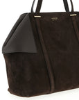 Ferragamo Brown Goatskin Shoulder Bag