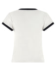 Ganni White Organic Cotton T-Shirt