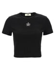 Fendi Black Cotton T-Shirt