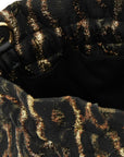 Ganni Brown Polyester Clutch Bag