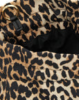 Ganni Brown Recycled Polyamide Clutch Bag