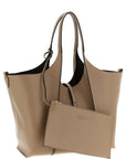 Tod's Beige Calfskin Tote Bag
