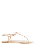 RENE CAOVILLA Multicolor Glass Flat Sandals