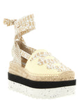 Stella McCartney Bicolor Polyethylene Wedge Sandals