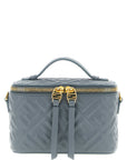 Fendi Blue Lamb Leather Handbag