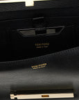 Tom Ford Black Goatskin Shoulder Bag