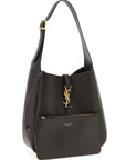 Saint Laurent Brown Calfskin Shoulder Bag
