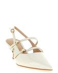 Twinset White Polyethylene Mid Heel Pumps